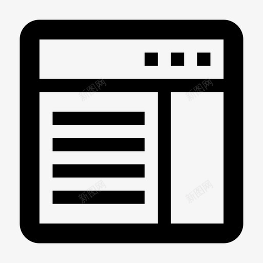 预览窗格窗口震动图标svg_新图网 https://ixintu.com 侧栏 喘振 文件资源管理器 有用的图标用户界面 窗口 纹章 脉冲 跳动 震动 预览窗格