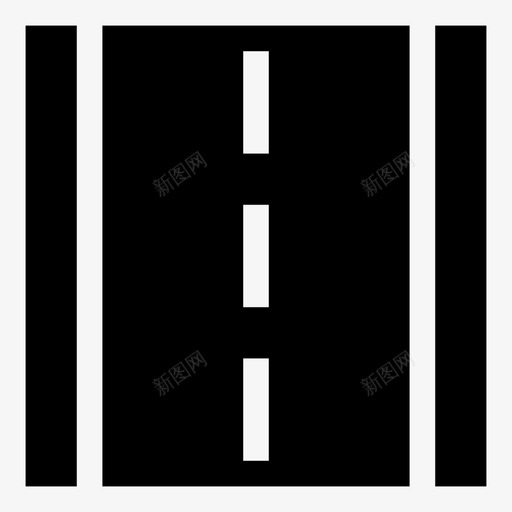 道路行驶前进图标svg_新图网 https://ixintu.com 人行道 前进 小路 直道 蜿蜒 行驶 街道 道路 道路直道街道 高速公路