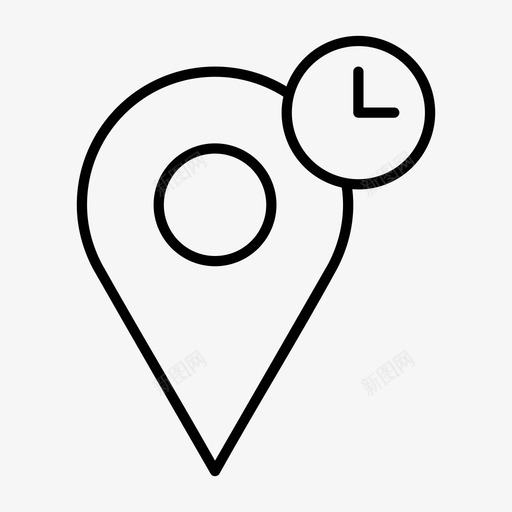 位置等待地图pin地图点图标svg_新图网 https://ixintu.com 1 位置等待 加载 地图pin 地图点 导航 数据 方向