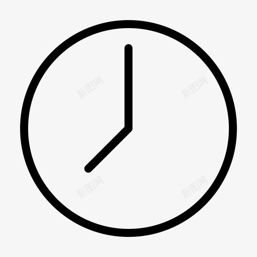 时钟时间软件图标svg_新图网 https://ixintu.com gui gui基础知识 分钟 小时 应用程序 手表 按钮 时钟 时间 界面 软件 通道