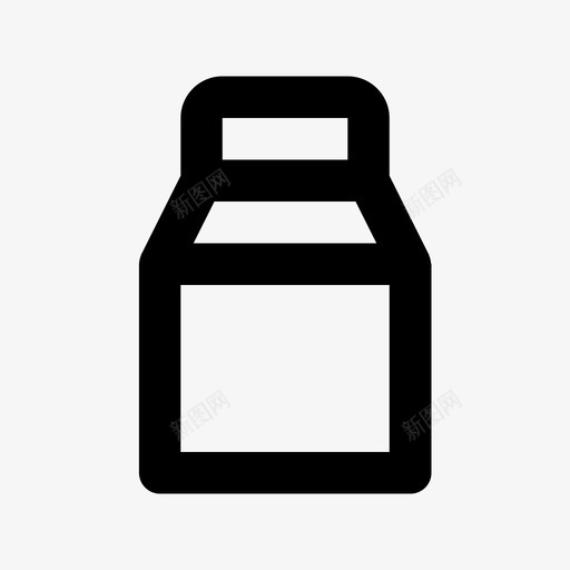 牛奶盒牛奶夸脱纸板罐图标svg_新图网 https://ixintu.com 品脱 果酱罐 牛奶加仑 牛奶夸脱 牛奶盒 纸板容器 纸板罐 罐子 食品和饮料材料设计图标 食品容器 食品瓶