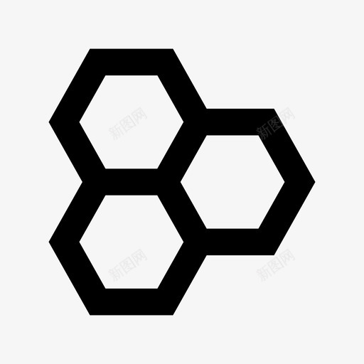 蜂巢甜味蜂蜜蜡图标svg_新图网 https://ixintu.com 六边形 甜味 甜食 细胞 蜂巢 蜂蜜 蜂蜜蜡 蜂蜡 食品和饮料材料设计图标