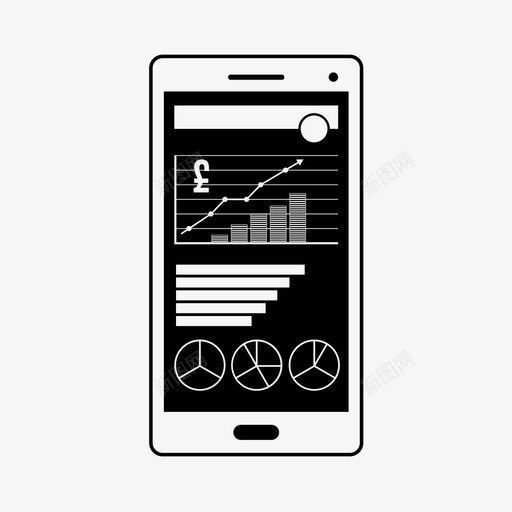 分析检查数据图标svg_新图网 https://ixintu.com 分析 图表 数据 显示 检查 电话 网络信息 财务
