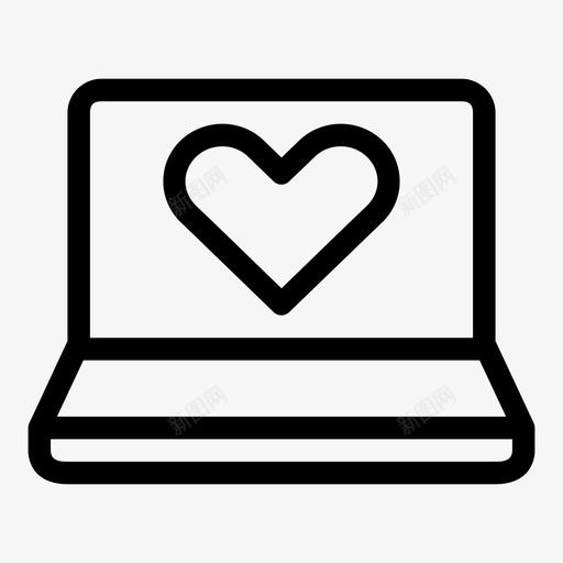 笔记本电脑收藏夹1heart图标svg_新图网 https://ixintu.com 1 heart macbook minipc 上网本 笔记本电脑屏幕 笔记本电脑收藏夹