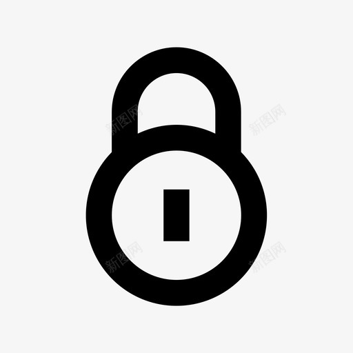 锁安全隐私图标svg_新图网 https://ixintu.com 储物柜 关闭 安全 密码 挂锁 组合 装运和交付材料图标 金属 锁 闭合器 隐私