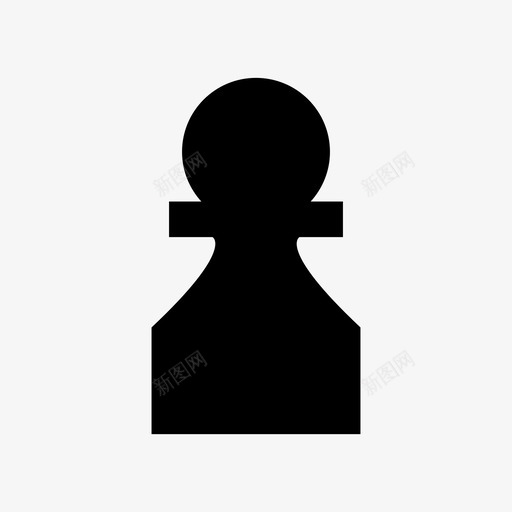 当铺棋盘游戏将死图标svg_新图网 https://ixintu.com 国际象棋 图像 将死 当铺 棋子 棋盘游戏