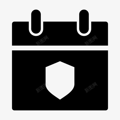 日历安全周日历挂历图标svg_新图网 https://ixintu.com 事件日程表 周日历 屏蔽 挂历 提醒 日历安全 时间 月历 检查 约会 设备