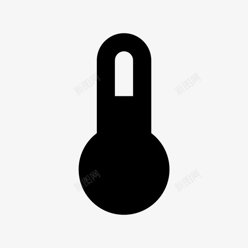 温度计科技材料图标svg_新图网 https://ixintu.com 温度计 科技材料图标