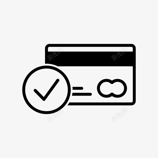 信用卡检查标记放大付款图标svg_新图网 https://ixintu.com 付款 信用卡 信用卡检查标记 借记 卡片背面 卡通 放大 空白