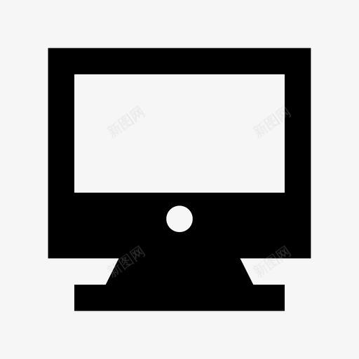 显示器电子和设备材料图标svg_新图网 https://ixintu.com 显示器 电子和设备材料图标