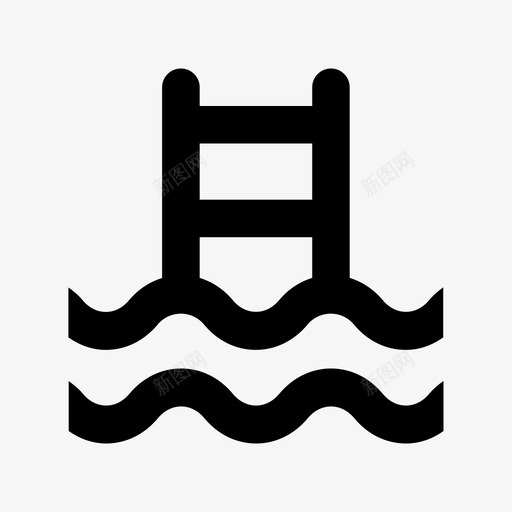游泳池游泳运动员夏季图标svg_新图网 https://ixintu.com 凉爽 夏季 旅游和旅游材料图标 波浪 游泳池 游泳池台阶 游泳池楼梯 游泳运动员