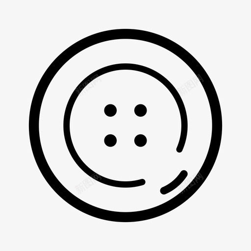 纽扣衣服纽扣彩色图标svg_新图网 https://ixintu.com 塑料 彩色 母猪 眼睛 纽扣 衣服纽扣 衬衫 裁缝 购物