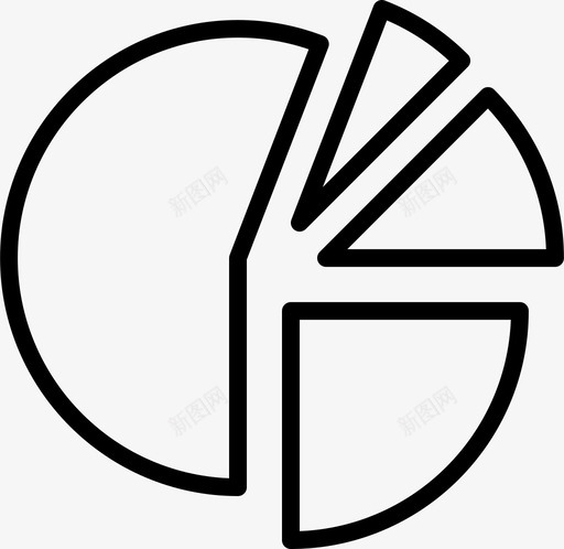 出售份额分离馅饼图标svg_新图网 https://ixintu.com 出售份额 分割 分离 分类 划分 创业企业概念 图表 粒子 馅饼