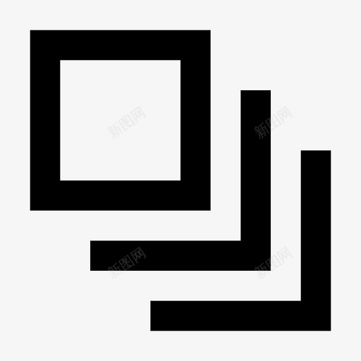 层页面层多层图标svg_新图网 https://ixintu.com 多层 层 层标志 底部 控件和导航箭头材料设计图标 框架 重叠 页面层 顶部