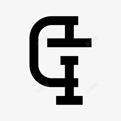 c夹具建筑材料图标svg_新图网 https://ixintu.com c夹具 建筑材料图标