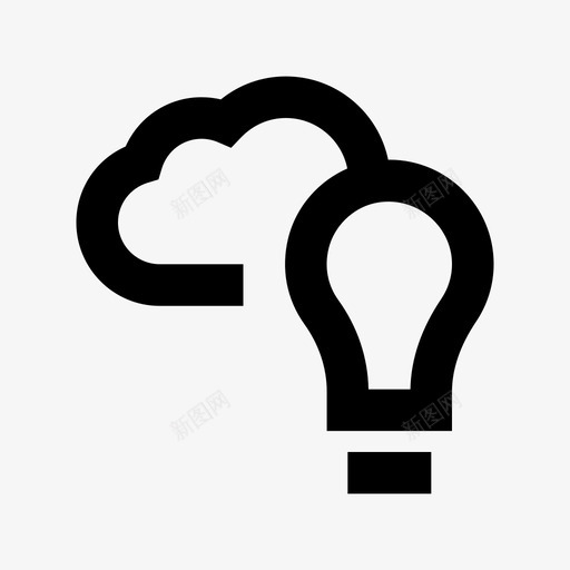 云解决方案云数据技术材质图标svg_新图网 https://ixintu.com 云数据技术材质图标 云解决方案