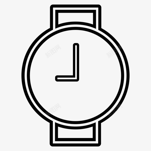 日期手表日期手抓取图标svg_新图网 https://ixintu.com 手抓取 手表日期 日期