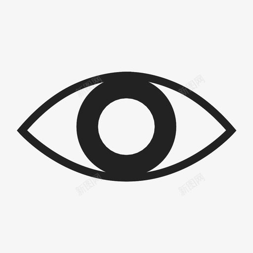 眼看视图标svg_新图网 https://ixintu.com 清瞳 看 眼 瞳 视