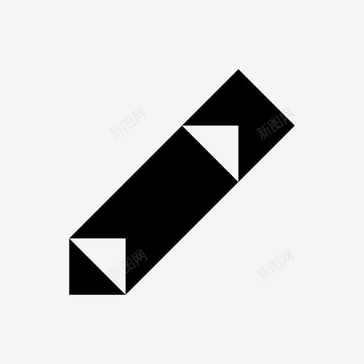 铅笔绘图铅图标svg_新图网 https://ixintu.com ikoo图标集 书写 素描 绘图 铅 铅笔 阴影