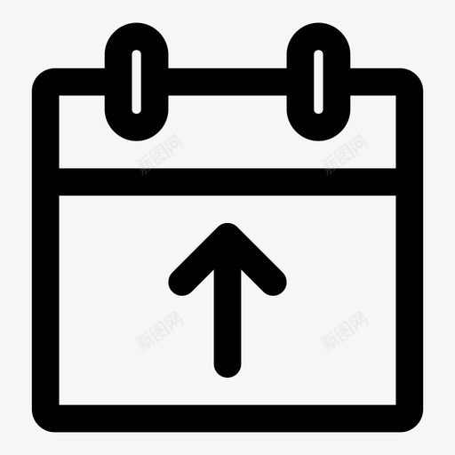 上载日历任务计划器计划图标svg_新图网 https://ixintu.com 上载日历 事件日程表 任务提醒 任务计划器 假日 日历 日期 月 标记的事件 节日 计划