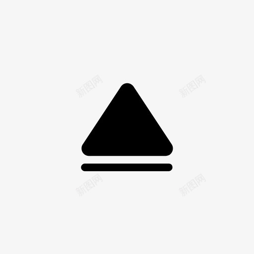 弹出取出声音图标svg_新图网 https://ixintu.com 仪表板 删除 发射 取出 声音 弹出 放电 结束 音乐 音频
