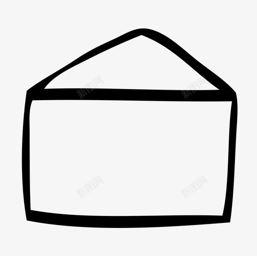 信封收件箱信夹图标svg_新图网 https://ixintu.com usps 信夹 信封 平信 开封 收件箱 邮件 邮寄 邮票信