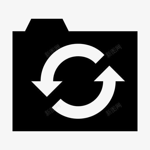 同步文件夹添加箭头图标svg_新图网 https://ixintu.com 刷新 刷新文件夹 同步 同步文件夹 处理文件夹 文件和文件夹材料设计图标 添加 箭头 重新加载