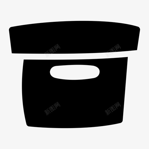 归档潮汐涌浪图标svg_新图网 https://ixintu.com 保存 保险箱 归档 振荡 文件 涌浪 潮汐 爆发 箱子 震动