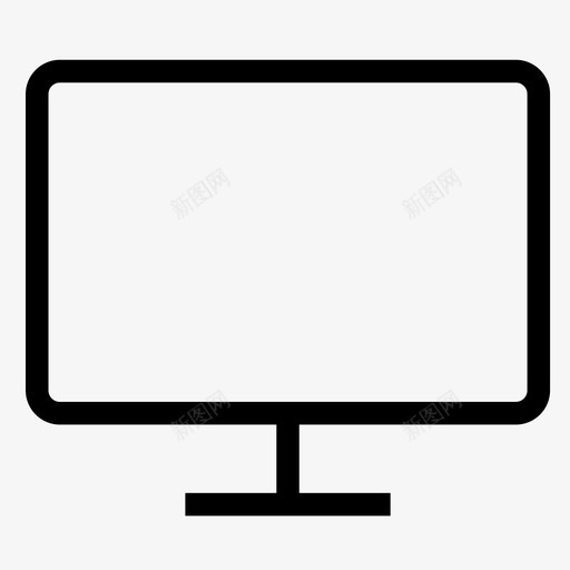 显示器附件计算机图标svg_新图网 https://ixintu.com 96x96像素完美薄用户界面 imac 屏幕 应用程序接口48x48 显示器 电视 计算机 附件 高清