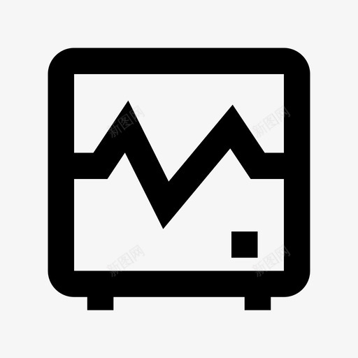 心电图机医疗保健材料图标svg_新图网 https://ixintu.com 医疗保健材料图标 心电图机