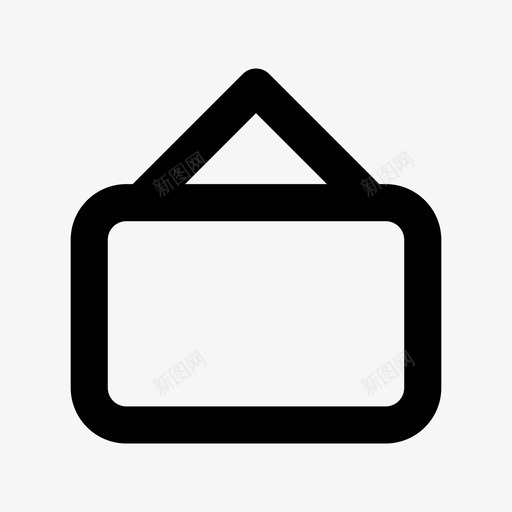 吊牌标牌信息牌图标svg_新图网 https://ixintu.com 信息牌 吊牌 商业标牌 挂牌 指示牌 方向牌 标牌 标牌支架 购物零售材料图标 跟单