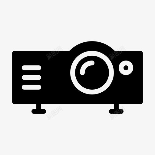 投影仪装饰震颤图标svg_新图网 https://ixintu.com 办公室 商业 就业 工作 悸动 投影仪 浪涌 生产力 脉搏 装饰 震颤