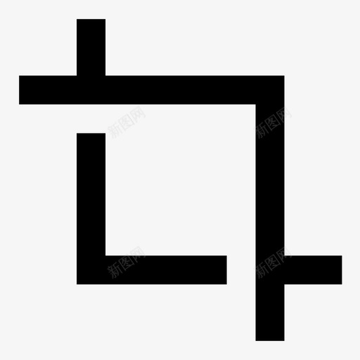 裁剪编辑完美图标svg_新图网 https://ixintu.com 使直 剪切 图像裁剪 图片编辑 完美 对焦 对齐 编辑图像 裁剪