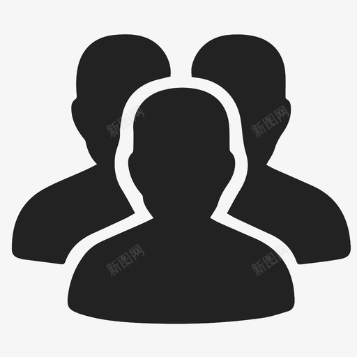 群社区朋友图标svg_新图网 https://ixintu.com 人 朋友 用户人 社交媒体 社区 网络 群 联盟