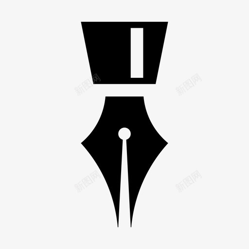 钢笔书写文字图标svg_新图网 https://ixintu.com 书写 作家 印度墨水 圆珠笔 文字 笔尖 签名 钢笔