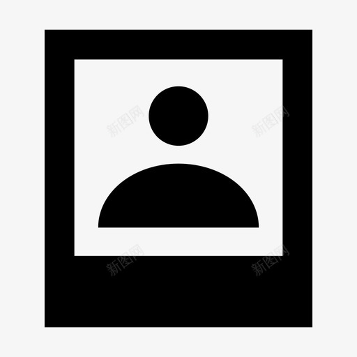 宝丽来个人资料肖像图标svg_新图网 https://ixintu.com 个人资料图片 人 宝丽来 快照 摄影 照片和图像材料设计图标 相机 相框 肖像