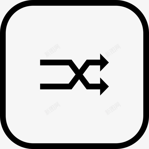 洗牌二摇图标svg_新图网 https://ixintu.com 二 交换 卡片 右 折叠 摇 方向 方式 洗牌 混合 用户需要的瓷砖