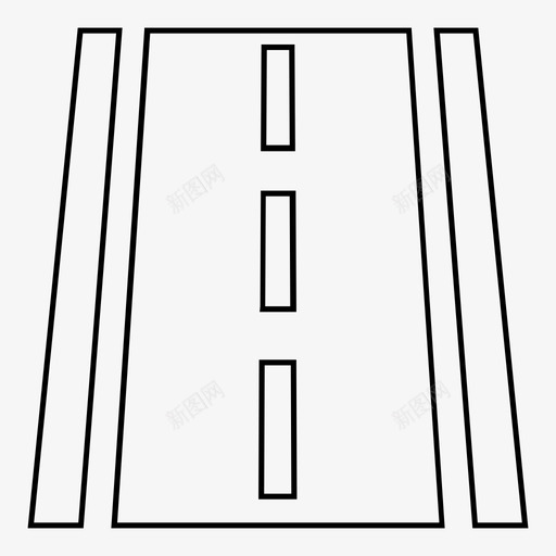 街道街道人行道图标svg_新图网 https://ixintu.com 街道 街道人行道