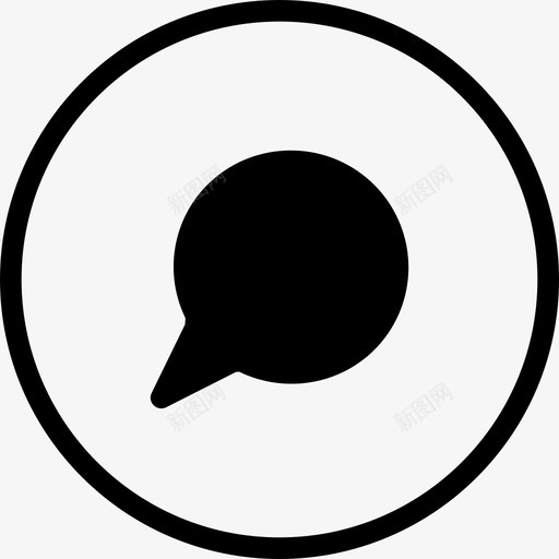 语音气泡已售出通知图标svg_新图网 https://ixintu.com 保留 否 已售出 消息 用户需要圆形实心 粗体 聊天 语音气泡 通知 通话 金色