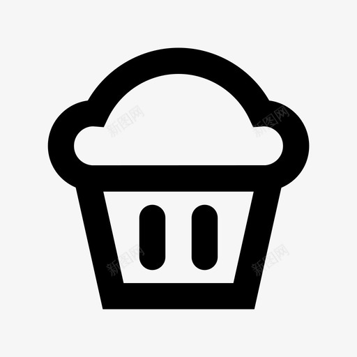 松饼潮汐浪涌图标svg_新图网 https://ixintu.com 仙女蛋糕 智能手机 松饼 浪涌 潮汐 烘焙食品 甜点 纸杯蛋糕 脉冲 颤抖 食品和饮料材料设计图标