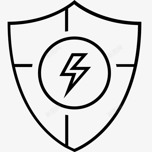 电源屏蔽通用重启图标svg_新图网 https://ixintu.com 保护 安全 技术 电池 电源屏蔽 能量 能量100 通用 重启