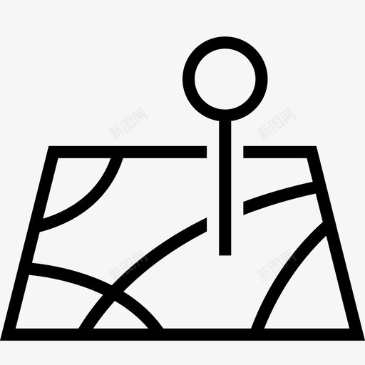 地图pin潮汐脉冲图标svg_新图网 https://ixintu.com 互联网 位置 地图pin 地图和街道 导航 徽章 方向 无线 潮汐 脉冲
