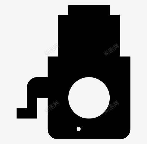 照相机闪光灯高科技图标svg_新图网 https://ixintu.com 快照 摄影 照片 照相机 简单照相机 老式 镜头 闪光灯 高科技