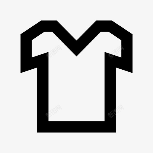 女装衬衫衣服材料线图标svg_新图网 https://ixintu.com 女装衬衫 衣服材料线图标