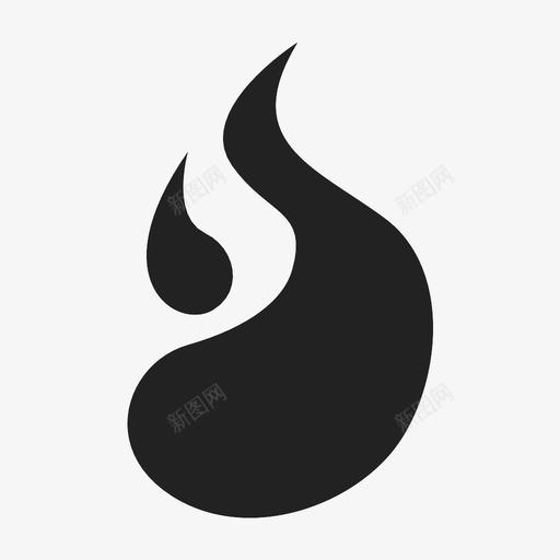 火橙光图标svg_新图网 https://ixintu.com 光 橙 温暖 火 火焰 点燃 热 燃烧