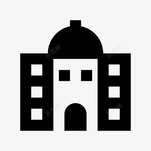 陵墓陵墓建筑清真寺图标svg_新图网 https://ixintu.com 伊斯兰建筑 坟墓 墓地 墓葬 建筑 房地产材料设计图标 拱顶 清真寺 葬礼 陵墓 陵墓建筑