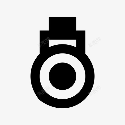 奖牌体育和游戏材料标图标svg_新图网 https://ixintu.com 体育和游戏材料设计图标 奖牌