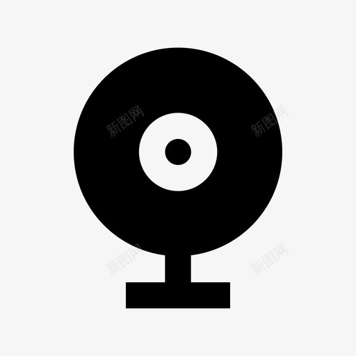 网络摄像头科技标图标svg_新图网 https://ixintu.com 科技素材图标 网络摄像头