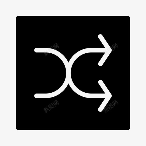 随机播放网络软件图标svg_新图网 https://ixintu.com 互联网 应用 按钮 振荡 无线 浏览 界面 网络 网络应用 脉冲 软件 随机播放