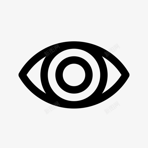 眼睛检查查看图标svg_新图网 https://ixintu.com 可见 数据收集 查看 检查 眼睛 视觉